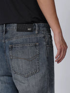 1807 Vintage Washed Basic Straight Jeans