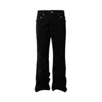YADcrew Basic Stretch Rivet Flared Jeans