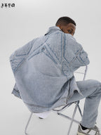 JHYQ Embroidered Denim Jacket