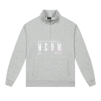 MEDM Half-Zip Logo Embroidered Sweatshirt