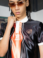 TGFCLUB Color Clashing Sports Fabric Soccer Jersey Polo