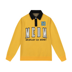 MEDM Patchwork Striped Elbow Knit Sweater