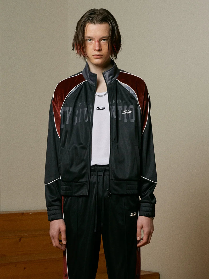 SOD Co. Velvet Deconstructed Track Jacket