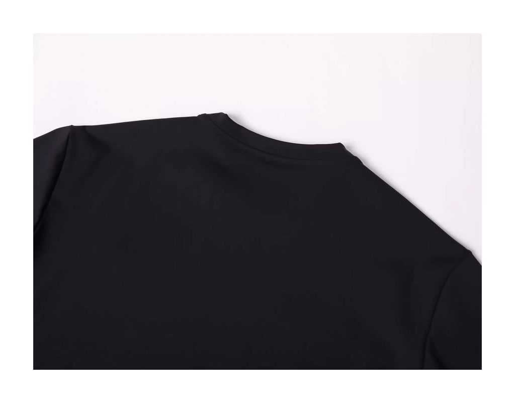 KARMANISTIC Quick Dry Stretch Fit Logo Embroidered Workout Tee