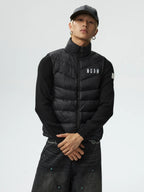 MEDM Shoulder Patchwork Lightweight Down Jacket