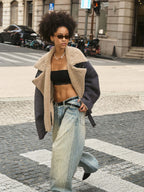 STEEPC Suede Shearling Jacket