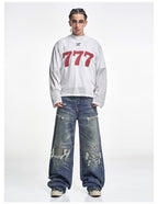 F3F Select 777 Numbered Mesh Long Sleeve Hockey Jersey