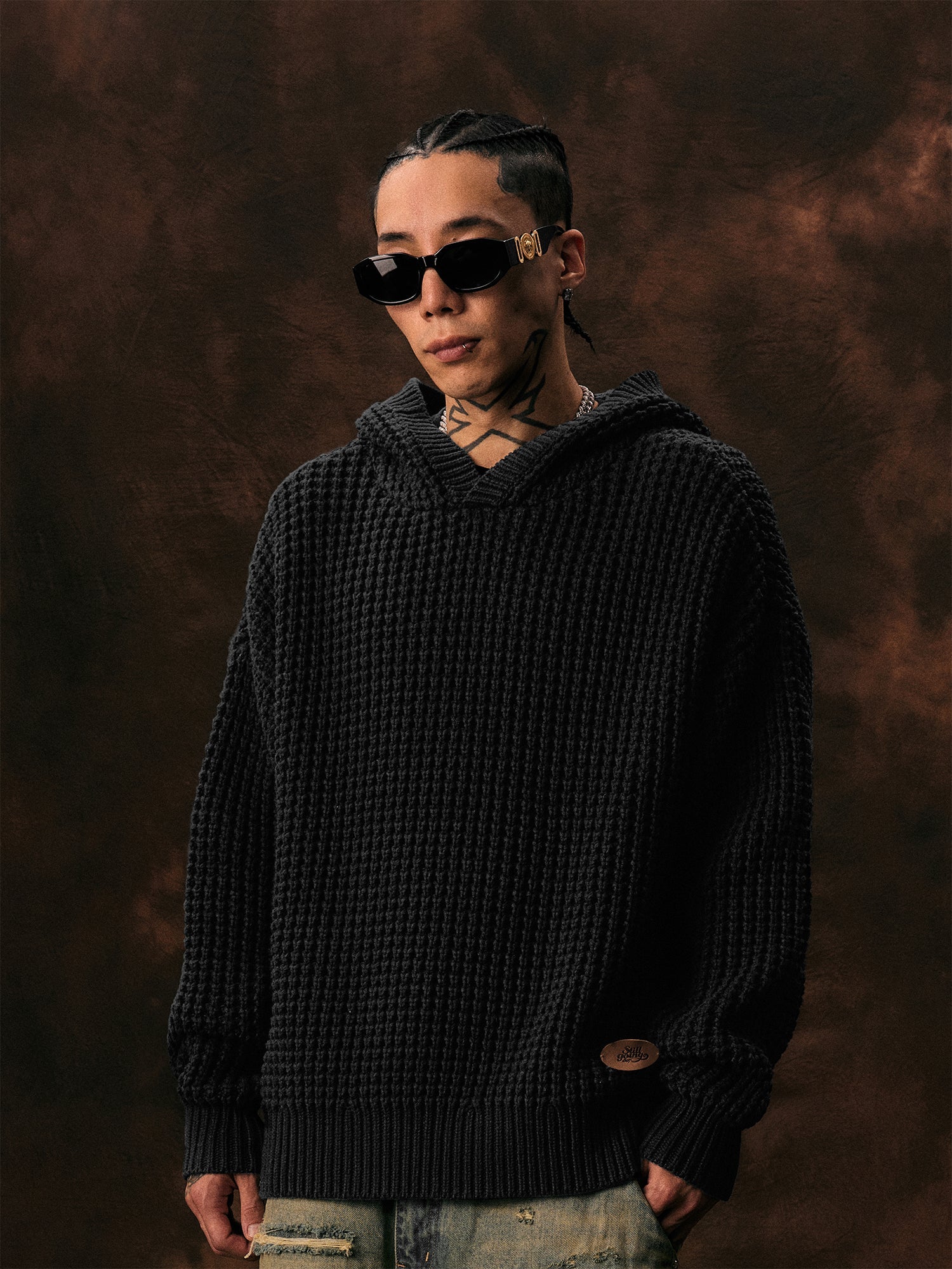 1807 Low Gauge Knit Hoodie