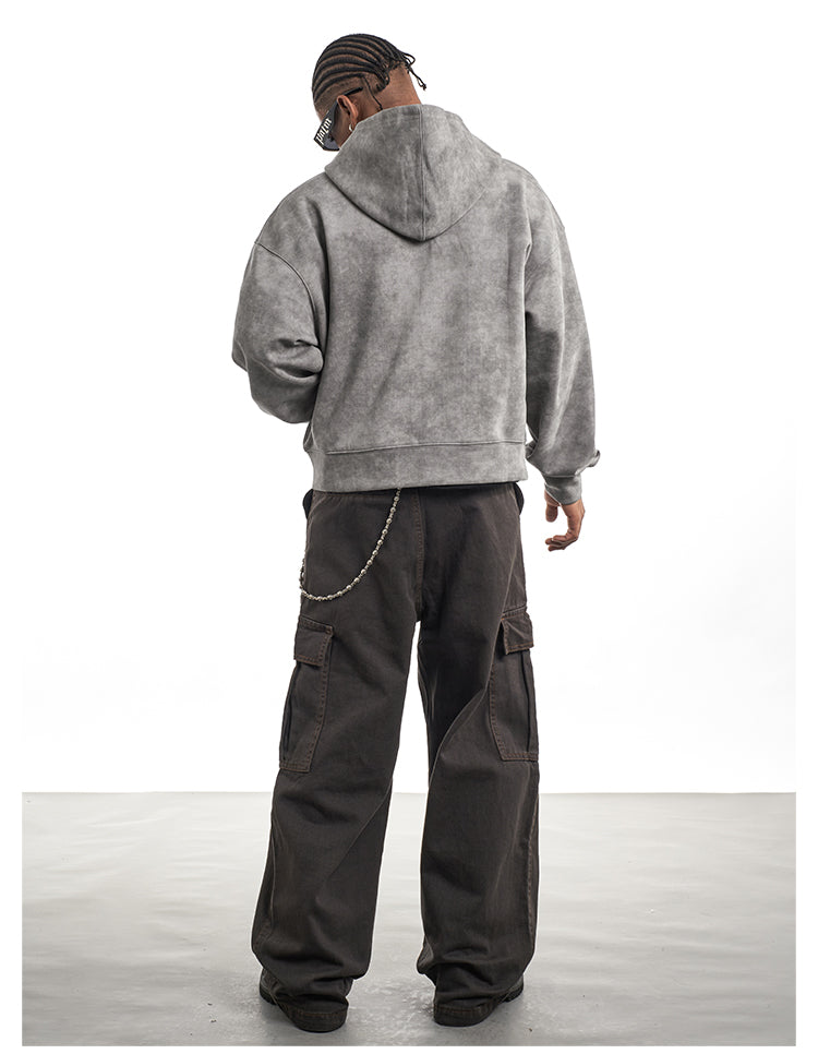 F3F Select Wasteland Distressed Zip Up Hoodie