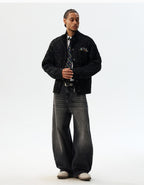 MEDM Speckled Cable Knit Cardigan