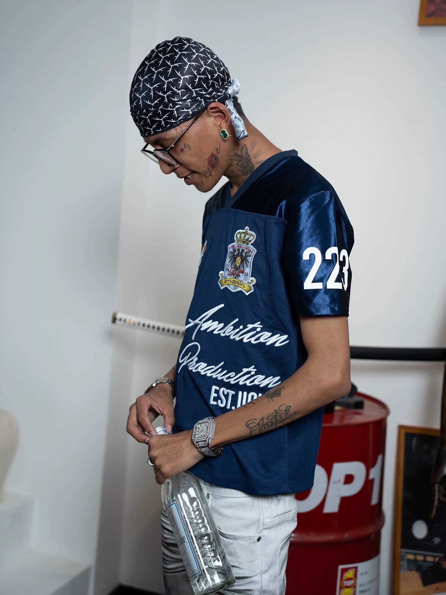 TGFCLUB 223 Patchwork Embroidered Soccer Jersey