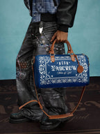 YADcrew x MEDM PU Leather Weekender Bag