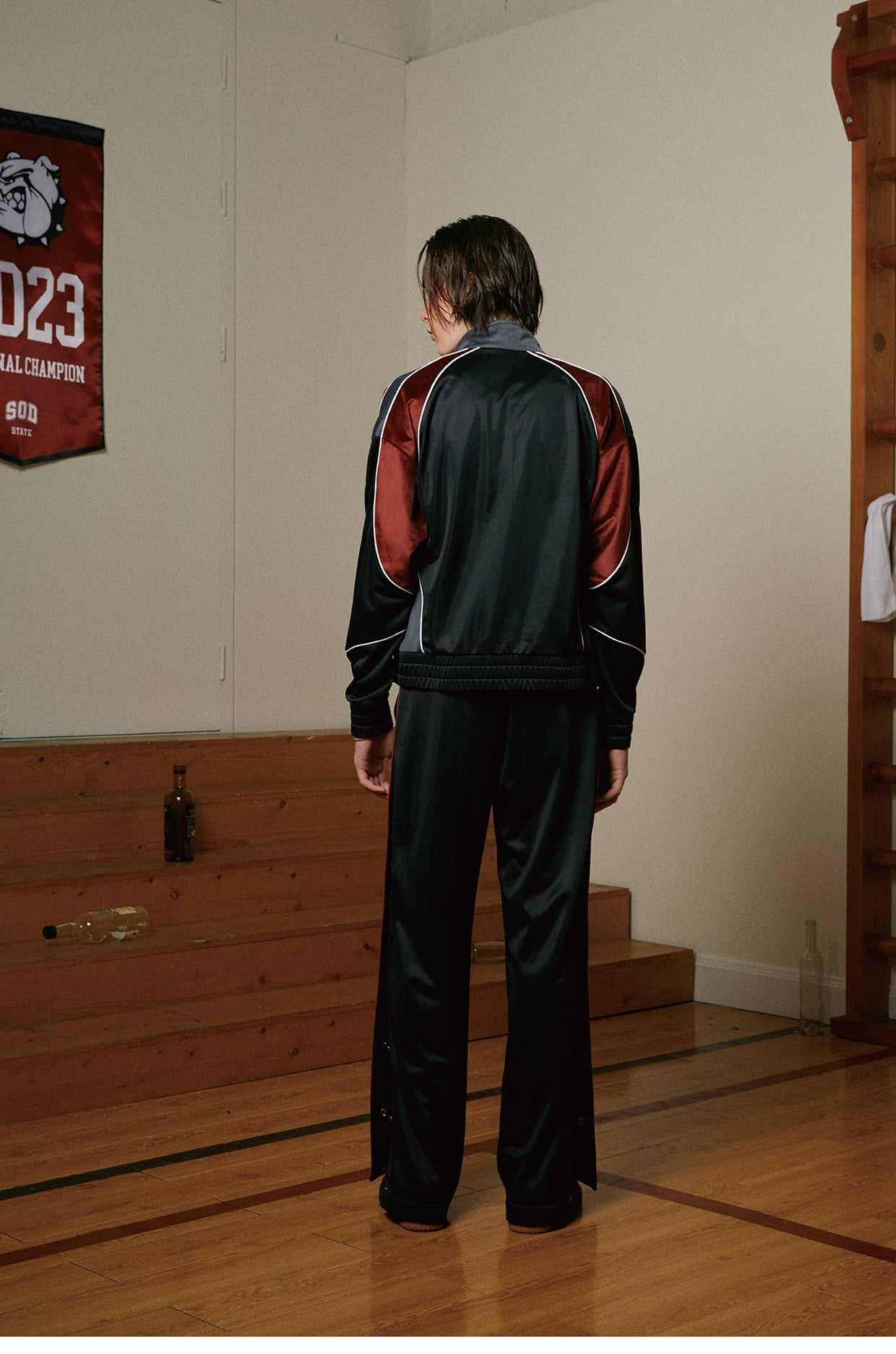SOD Co. Velvet Deconstructed Track Jacket