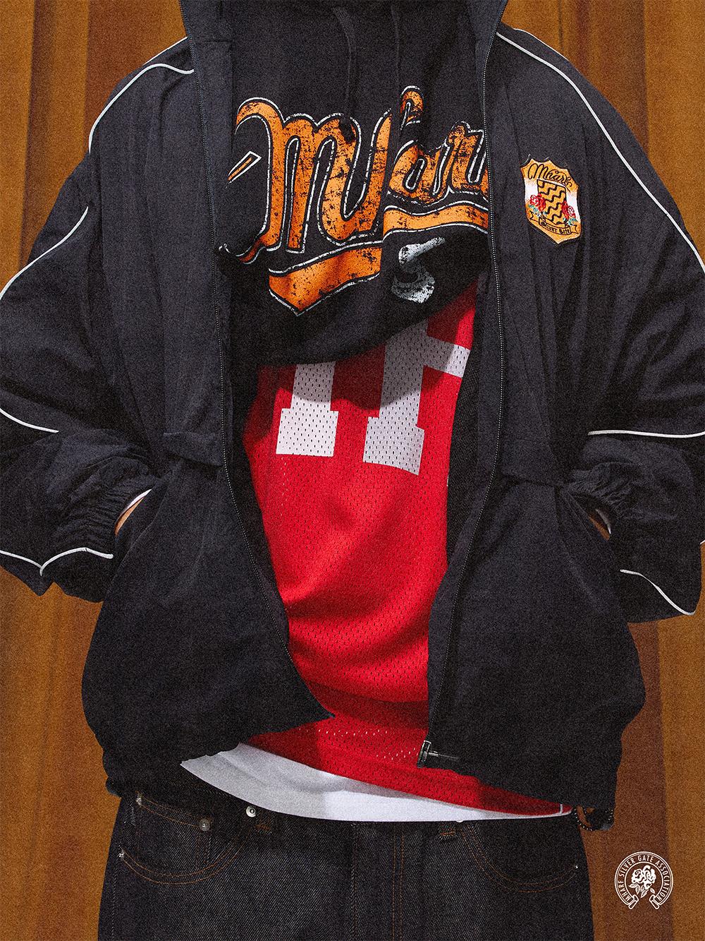 MHARF Black Vintage Printed Hoodie