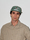 LIBERAFIT 3D Chain Stitch Embroidered Corduroy Trucker Hat