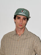 LIBERAFIT 3D Chain Stitch Embroidered Corduroy Trucker Hat