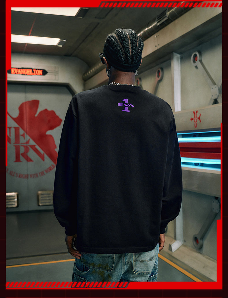 MEDM x EVA Basic Logo Long Sleeve Tee