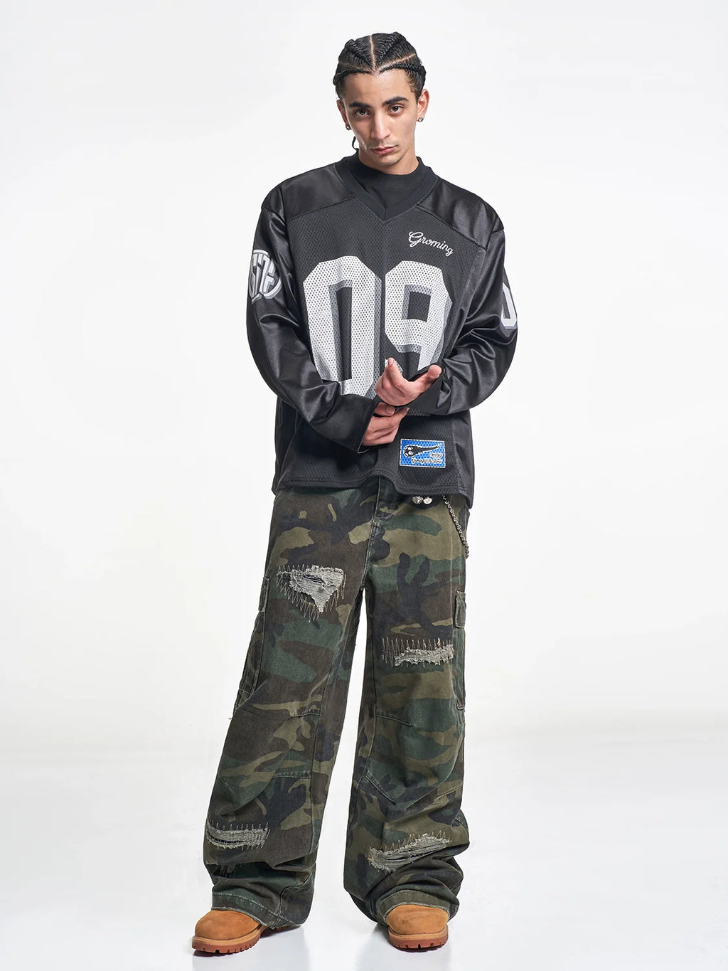 F3F Select 09 Graphic Mesh Long Sleeve Hockey Jersey