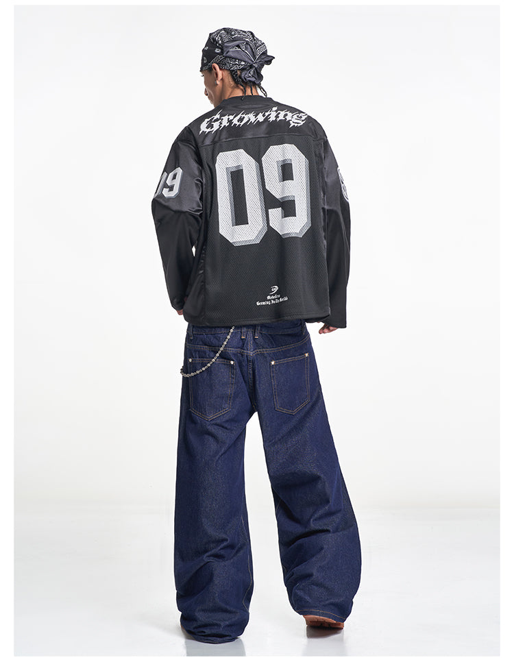 F3F Select 09 Graphic Mesh Long Sleeve Hockey Jersey