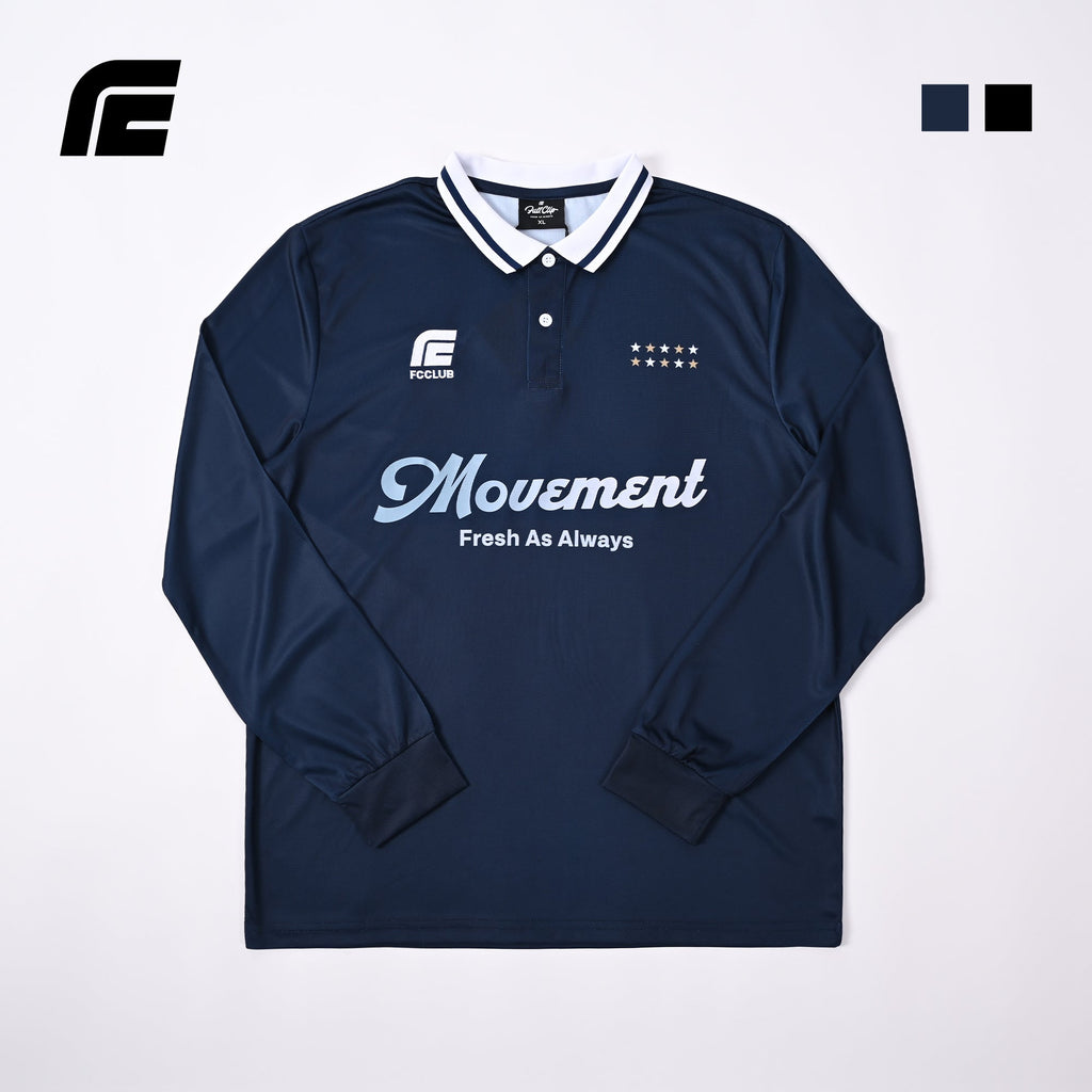 FCCLUB Long Sleeved Soccer Jersey Polo