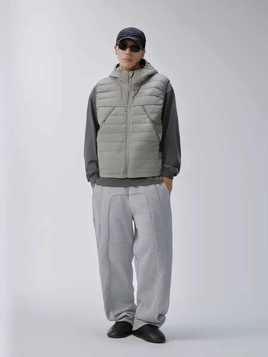 F2CE Lightweight Hooded Outdoor Down Vest
