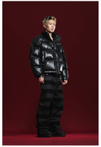 Remedy Cracked Design Puffer Jacket
