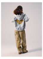Remedy Terry Embroidery Zip Up Hoodie