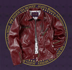 MEDM × JOJO PU Leather Biker Jacket