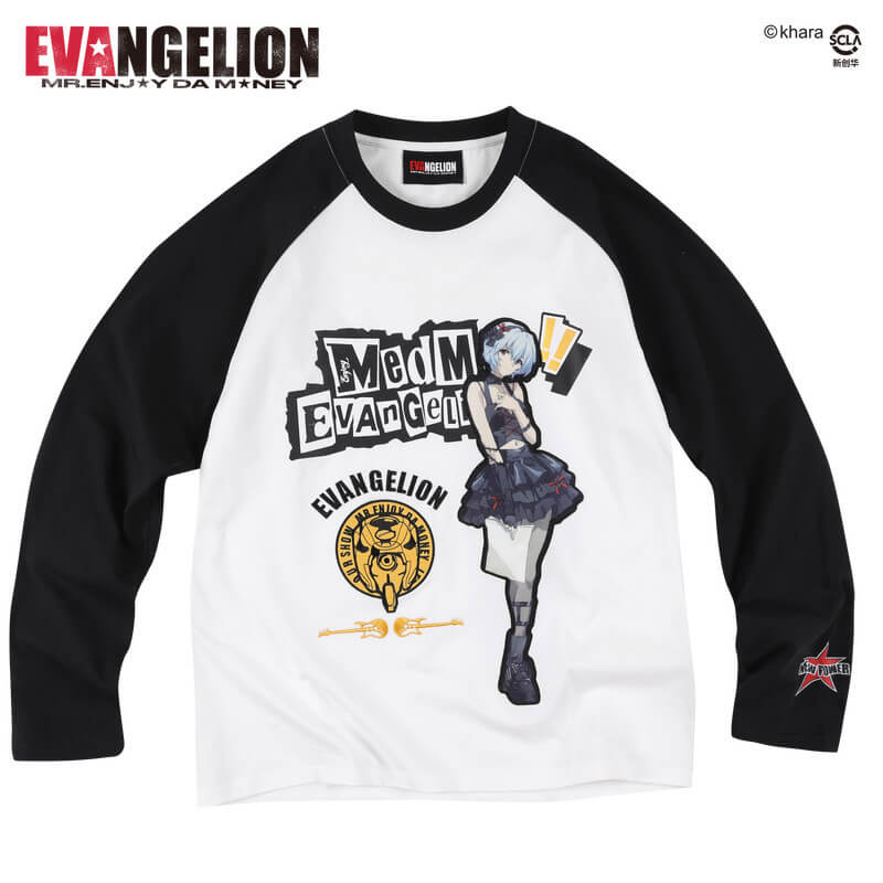 MEDM x EVA NEVER END Character Print Raglan Long Sleeve Tee