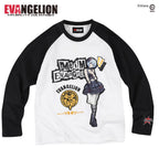 MEDM x EVA NEVER END Character Print Raglan Long Sleeve Tee