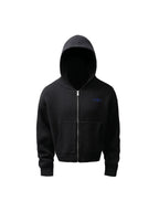 KARMANISTIC Embroidered Zip Up Knit Hoodie