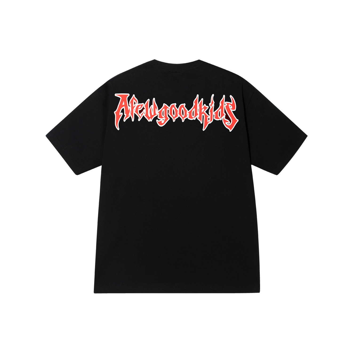 AFGK Metal Music Embroidered Label Printed Tee