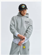MEDM Embroidered Lettered Logo Hoodie & Sweatpants