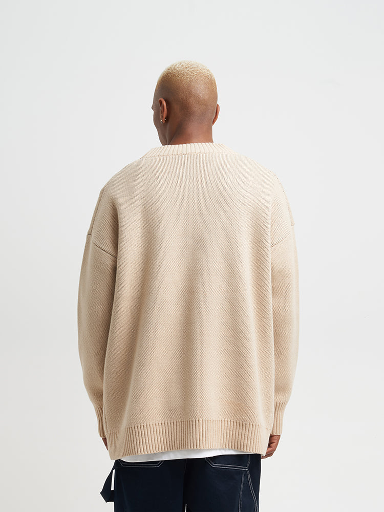 VOTE Bee Logo Knit Sweater
