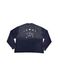 LIBERAFIT Star Graphic Vintage Dyed Distressed Long Sleeve Tee