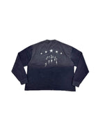 LIBERAFIT Star Graphic Vintage Dyed Distressed Long Sleeve Tee