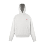 1807 One Point Box Logo Embroidery Hoodie