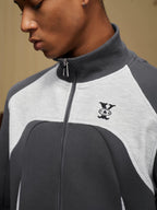 YADcrew Color Block Deconstructed Track Jacket