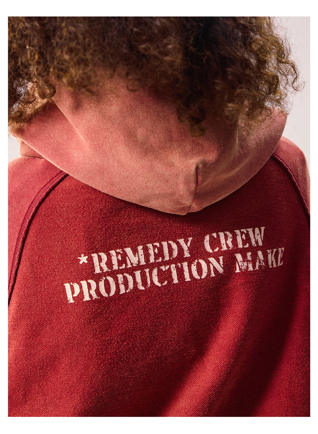Remedy Washed Reversible Raglan Hoodie