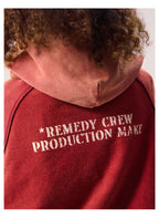 Remedy Washed Reversible Raglan Hoodie