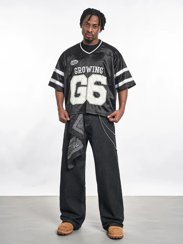 F3F Select Snake Leather Letter Patch Jersey
