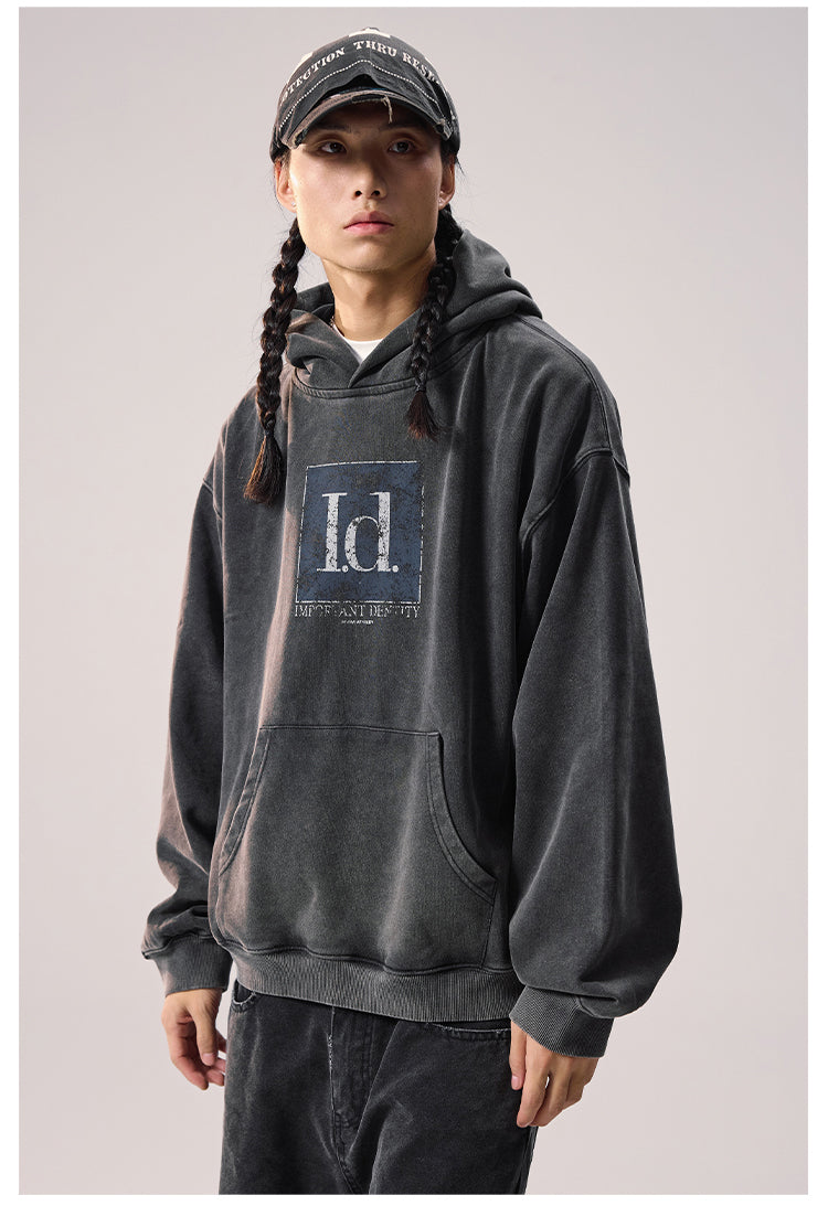 Remedy ID Print Washed Hoodie