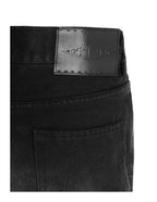 KARMANISTIC Rivet Zipper Fly Washed Flared Jeans