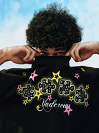 YADcrew Stud Puzzle Star Foam Print Tee