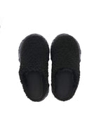 1807 INF-010 Gothic Black Teddy Chunky Platform Clogs