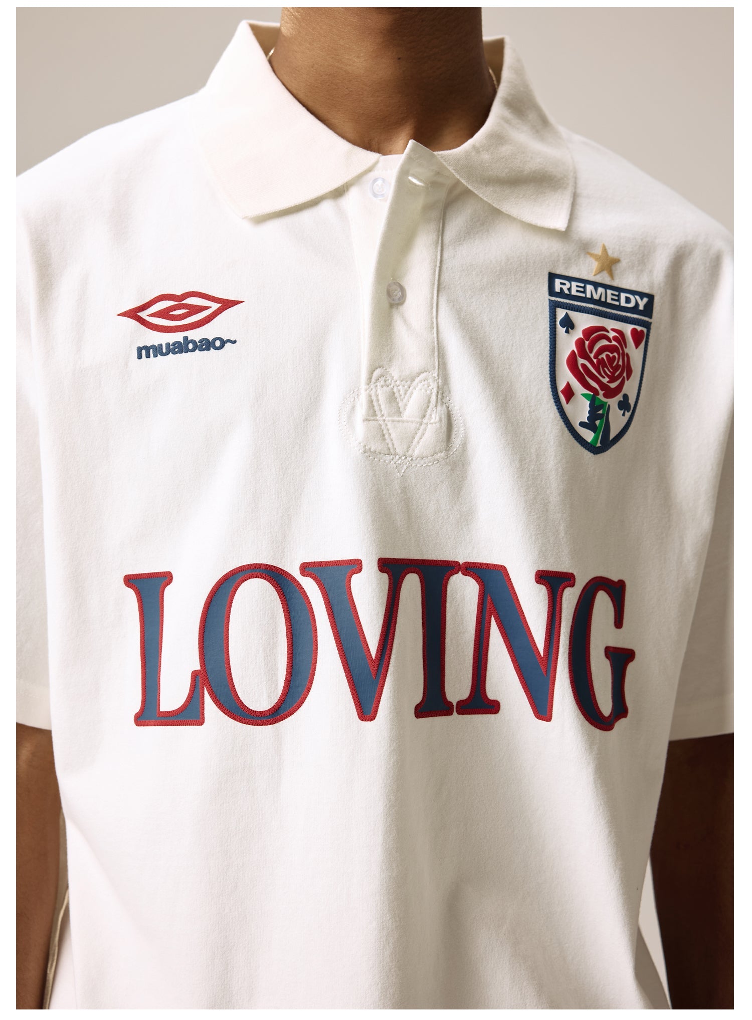 Remedy LOVING Foam Print Polo Shirt