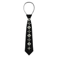 YADcrew Pearl Embellished Black Tie