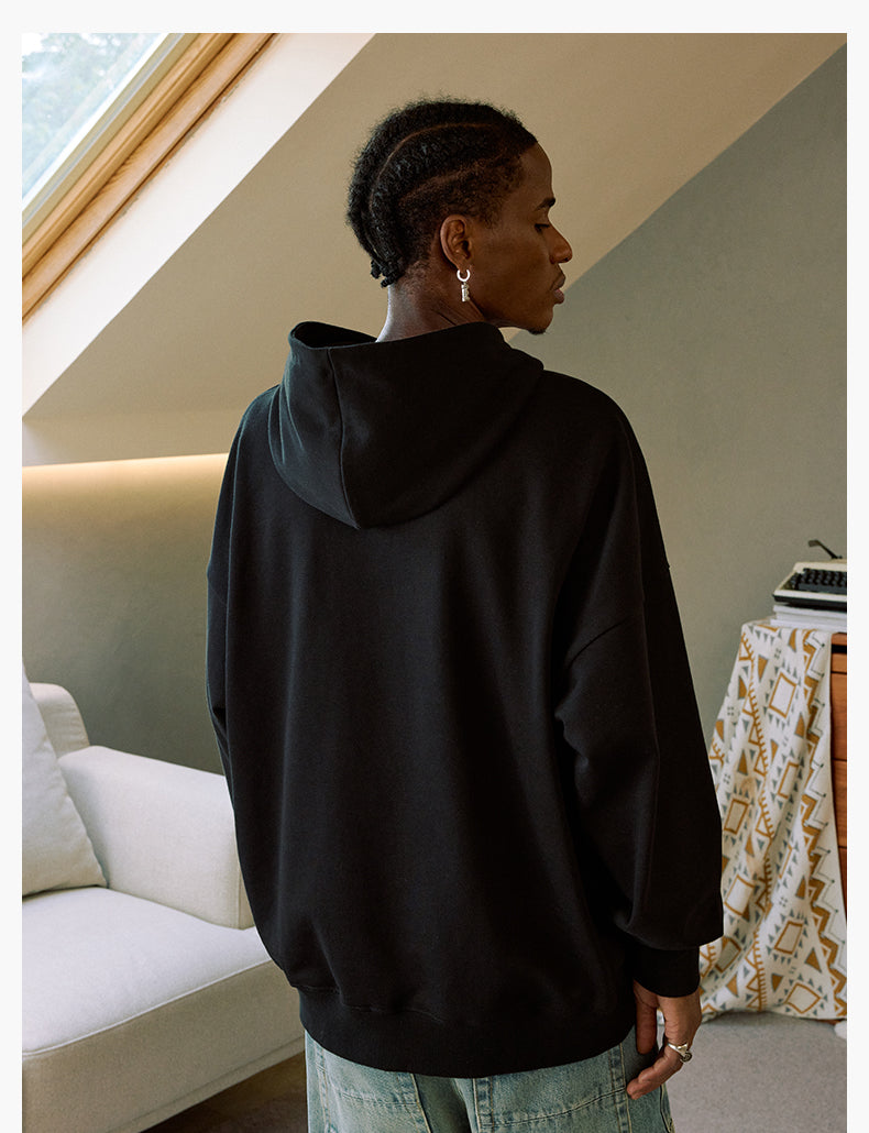 MEDM Rhinestone Star & Logo Hoodie