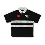 SOD Co. Patchwork Distressed Rugby Polo