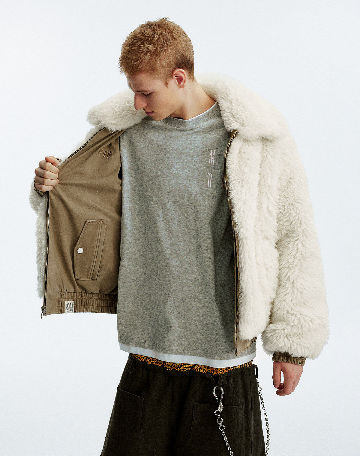 MEDM Reversible Sherpa Flight Jacket